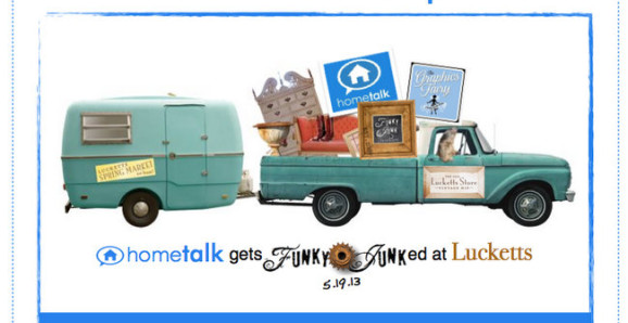 Let’s Meetup at Lucketts! Hometalk gets Funky Junked at Lucketts