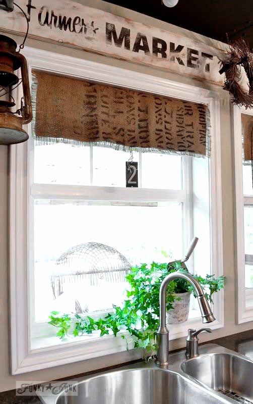 Pallet Wood Over-the-Sink Window Shelf (Kitchen Update 5)