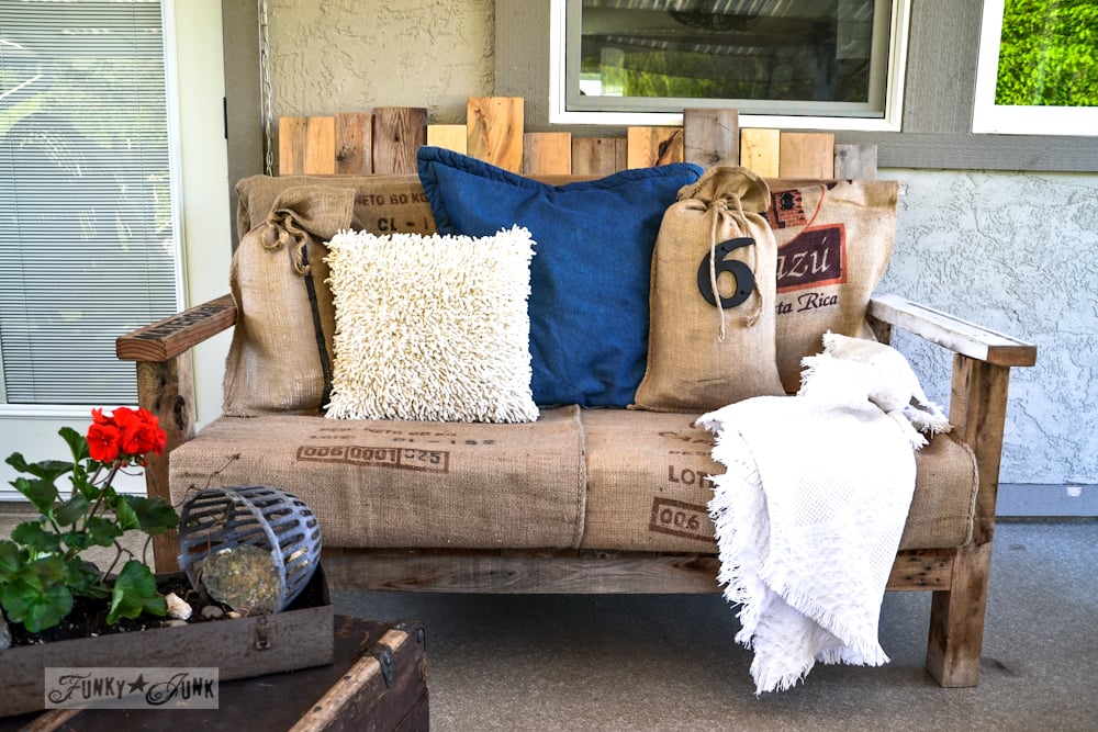 Pallet size top outdoor cushions