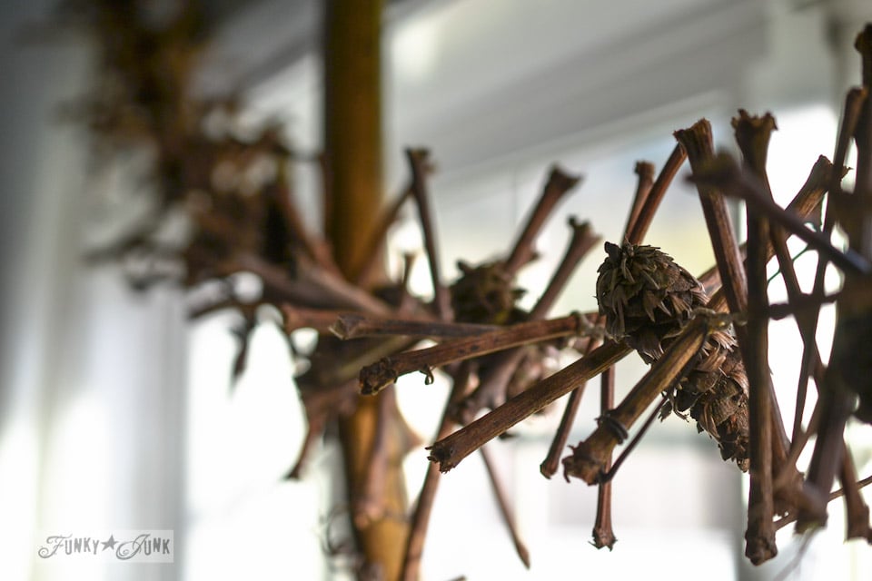 4 Foot Twig Garland - Brown