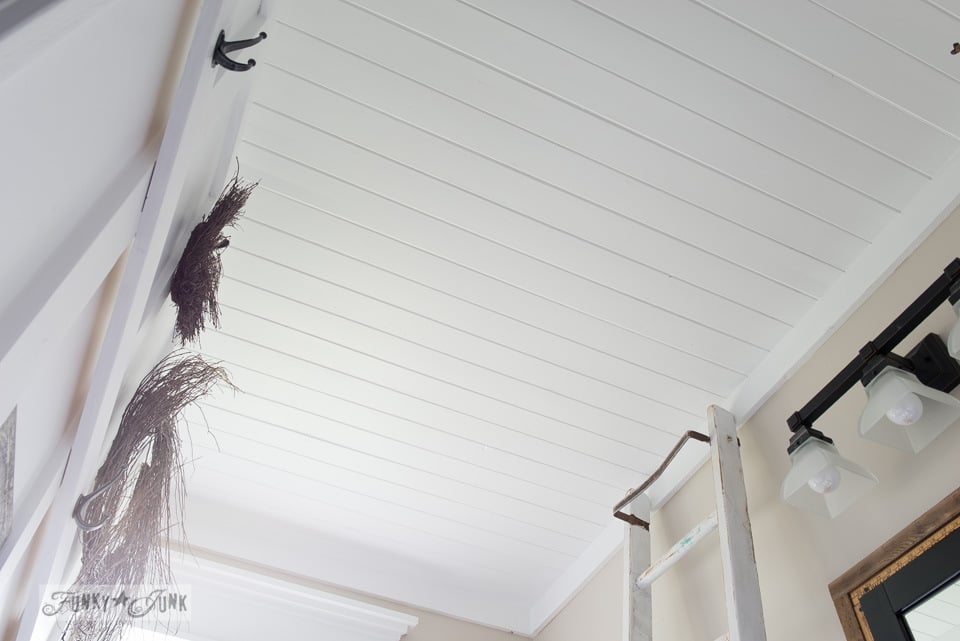 How To Install A Wood Plank Ceiling