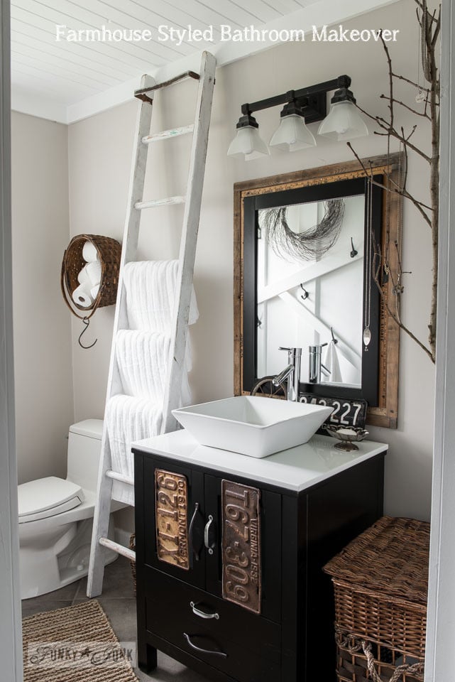 47 Modern Bathroom Storage Shelves with Removable Laundry Basket