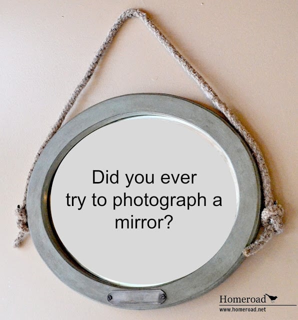 Nautical hanging rope mirror by Homeroad