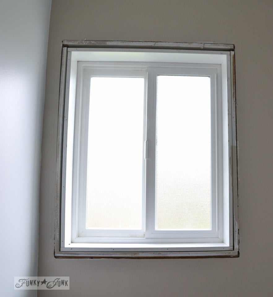 How To Make A Farmhouse Window With Moulding