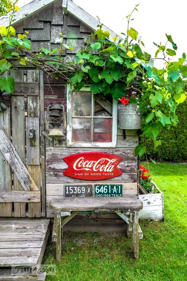 How To Build 20 Inexpensive Diy Garden Shed Ideas To Enhance Your Own! -  Funky Junk Interiors