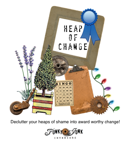 Heap of Change Challenge on FunkyJunkInteriors.net