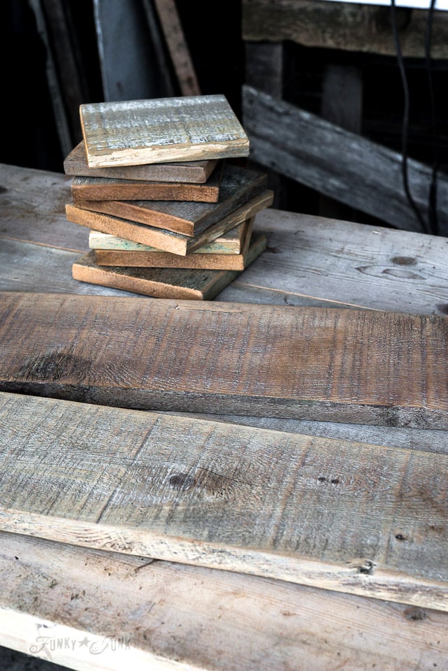 The easiest way to clean reclaimed wood using just water!