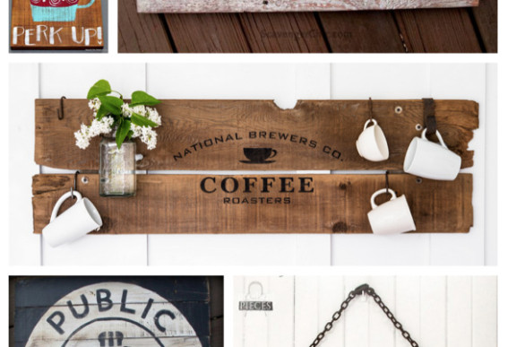 Salvaged Junk Signs on Funky Junk Interiors