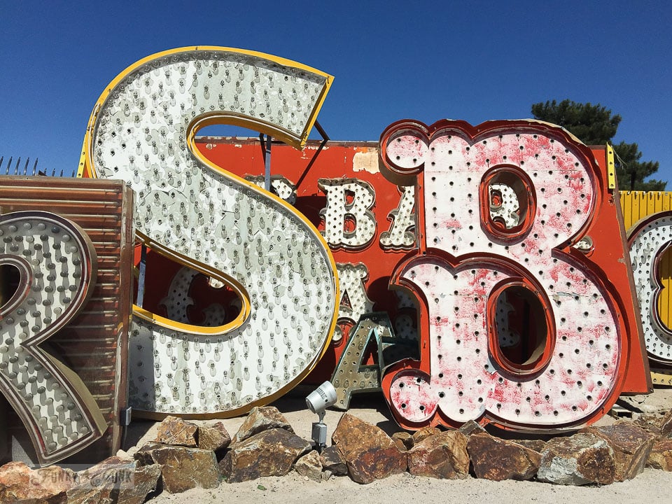 Neon Sign Museum - where signs retire in Las Vegas