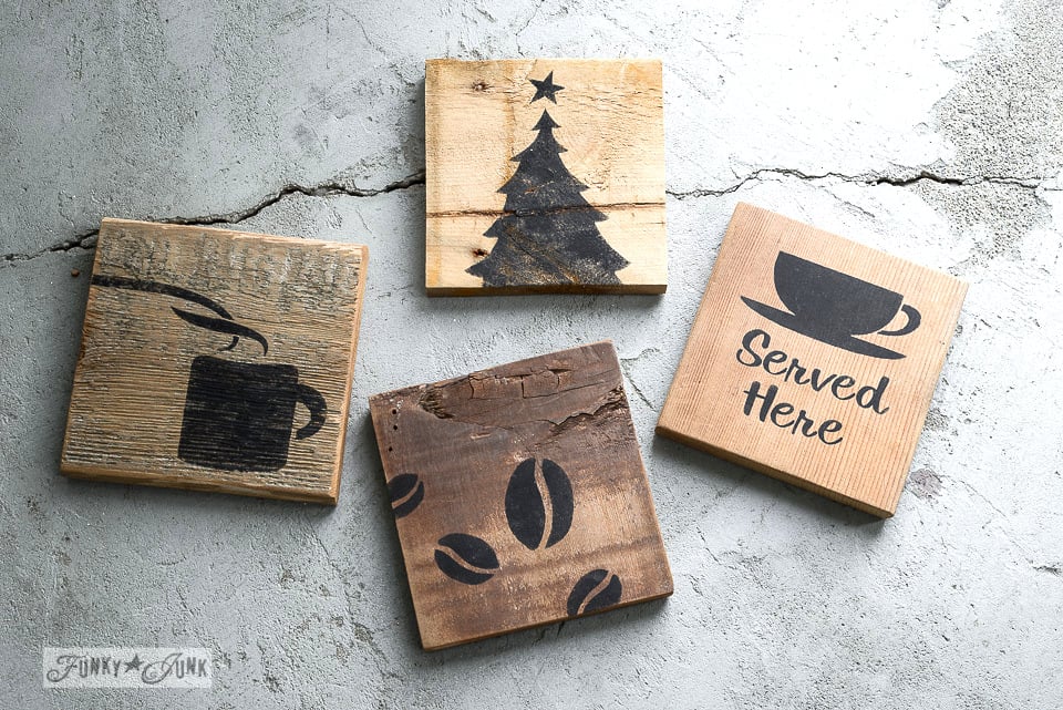 Rustic Coasters · How To Make A Recycled Coaster · Home + DIY on Cut Out +  Keep