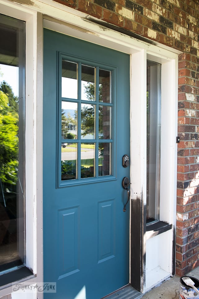 Industrial Front Door Redo With Painting Tips