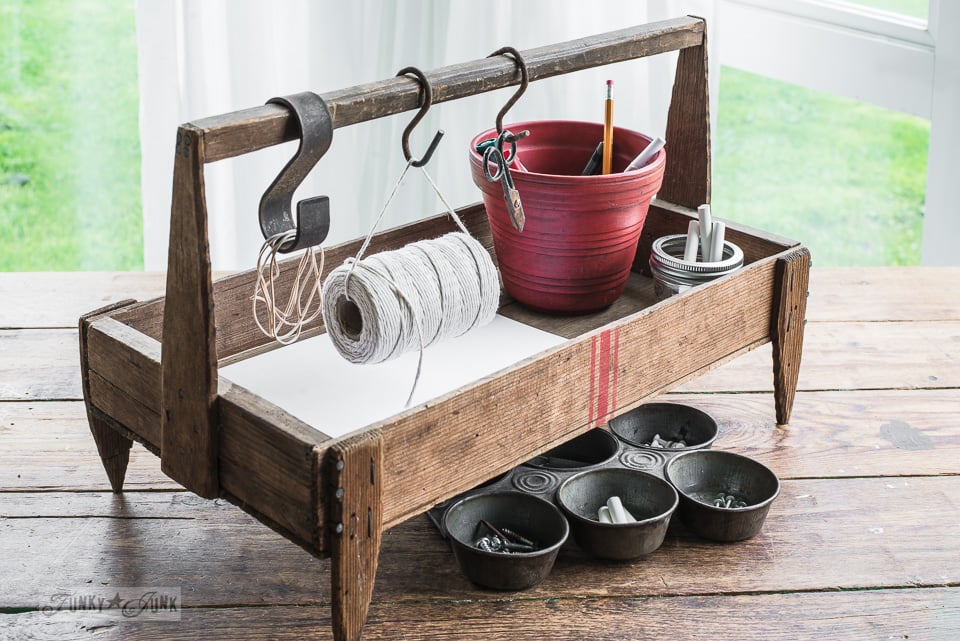 Antique Farmhouse Cleaning Caddy