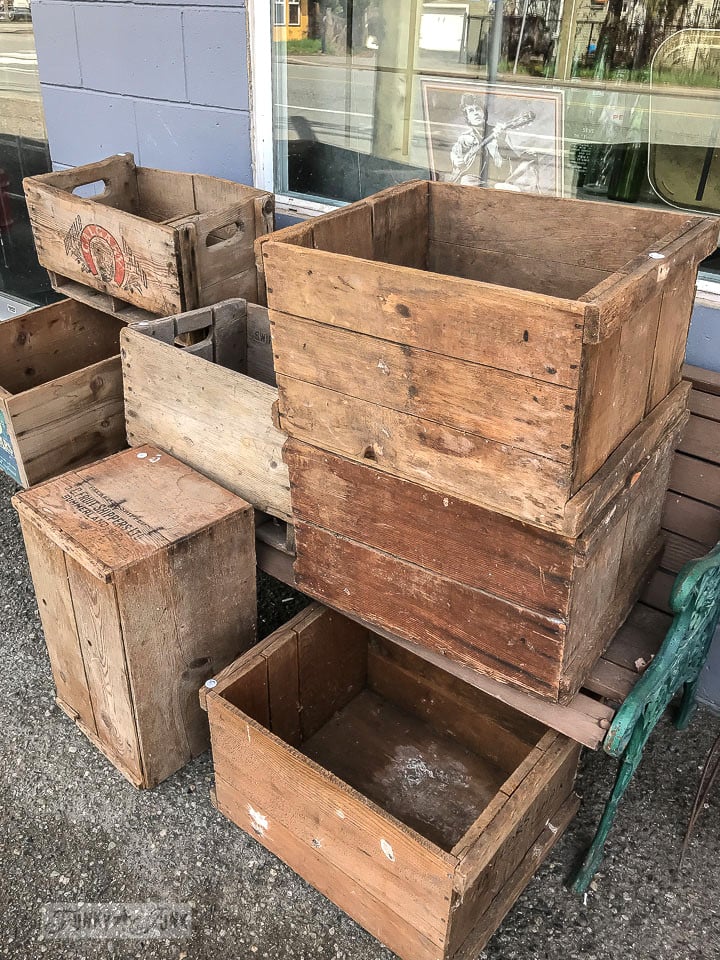 stacked vintage crates for sale in Rosedale, BC