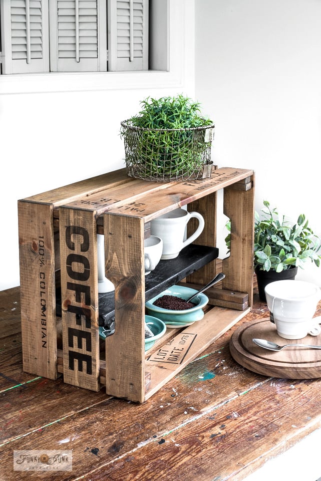  Coffee Bar Organizer, Rustic Coffee Station Organizer for  Countertop, Farmhouse Coffee Bar Accessories Holder, Coffee Pod Storage  Rack, Wooden Shelf for Bathroom, Kitchen, Coffee Bar Decor: Home & Kitchen