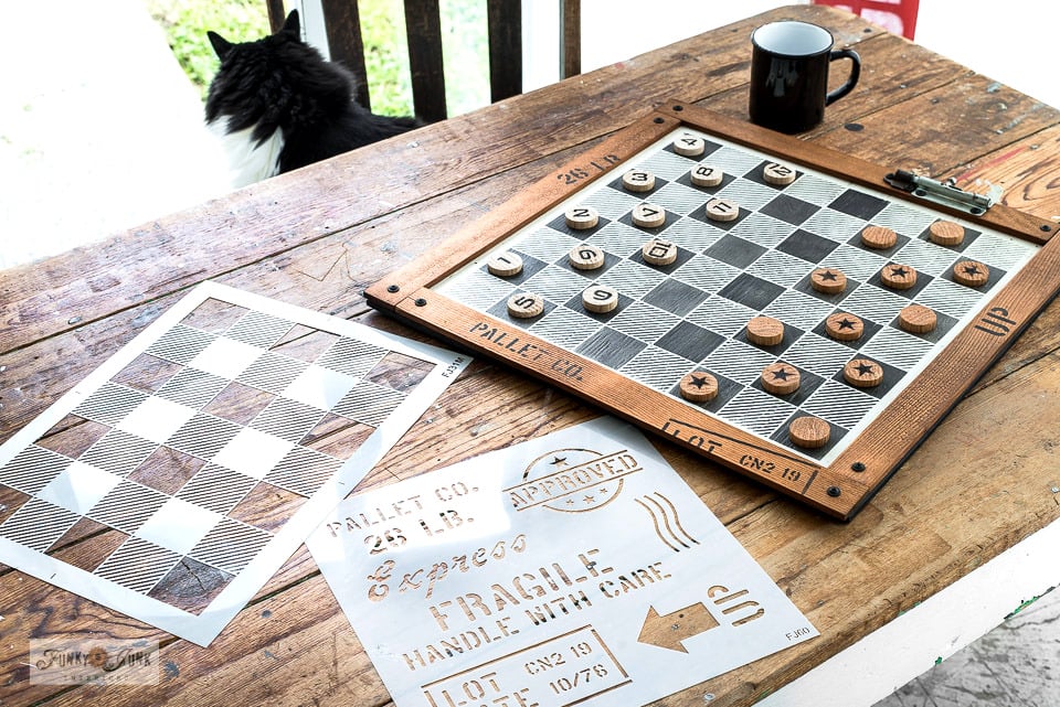 Custom Silk Screened Vinyl Chess Boards