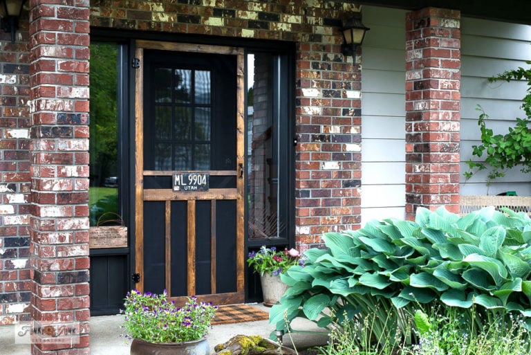 How to install screen door for french doors... easy and cheap!Funky