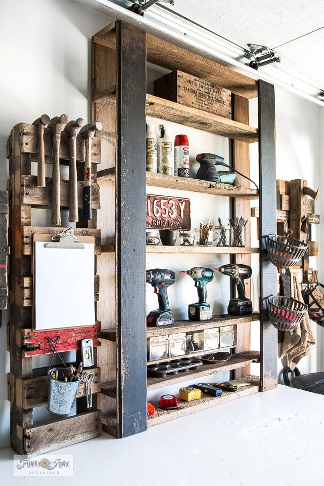 Pallet Wood Over-the-Sink Window Shelf (Kitchen Update 5)