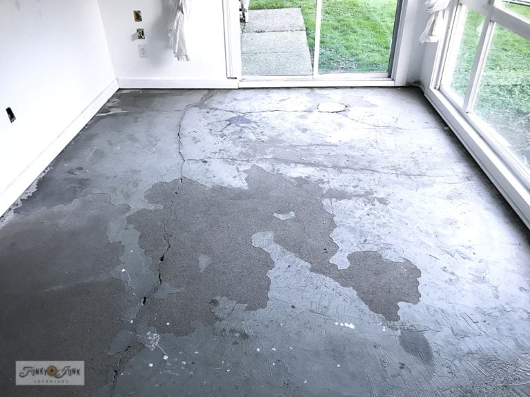 How to paint a concrete floor white Funky Junk InteriorsFunky Junk