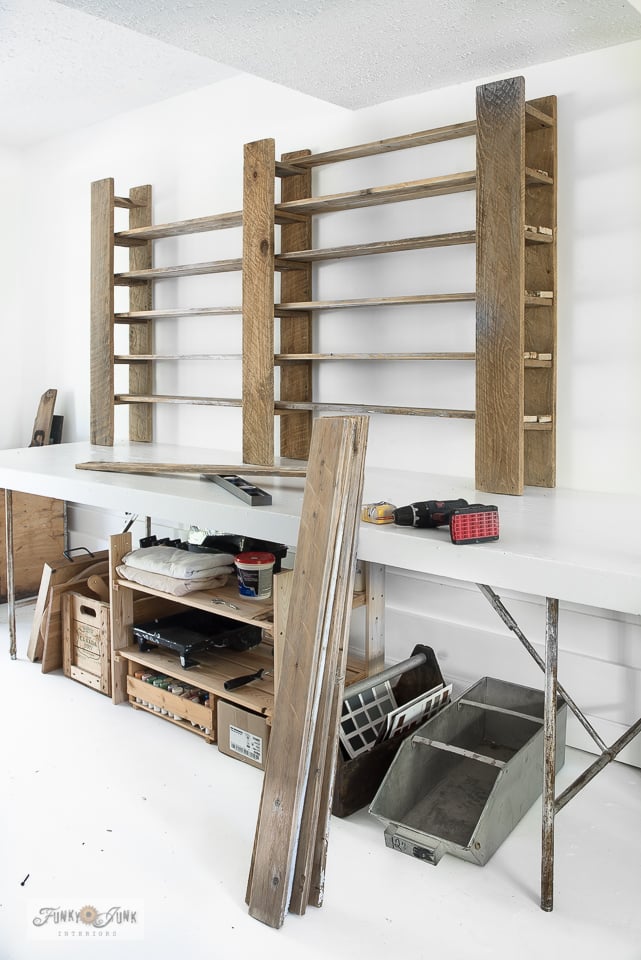 DIY Basement Shelving - The Wood Grain Cottage