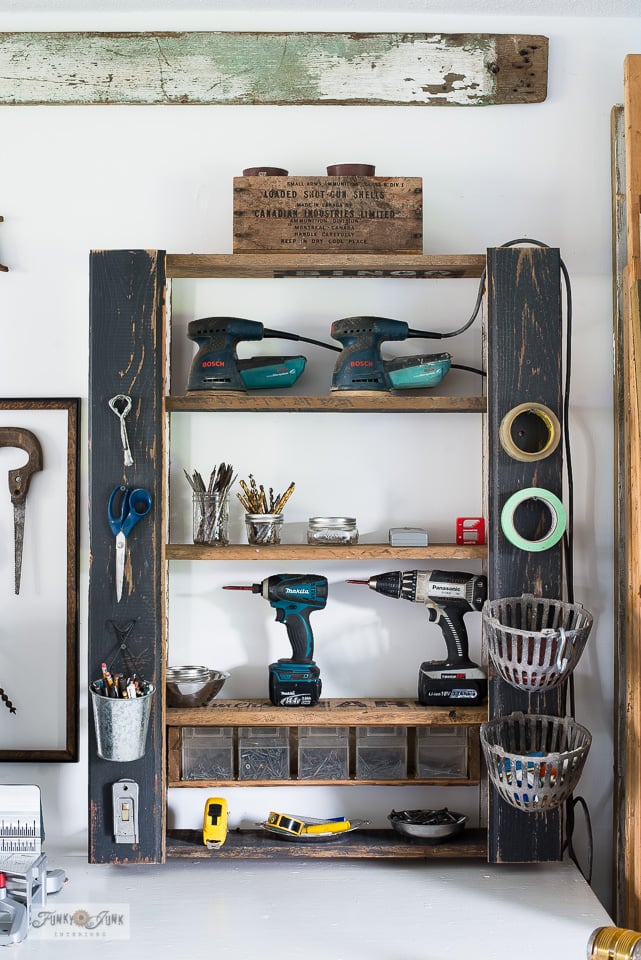 Easy DIY Garage Shelving 