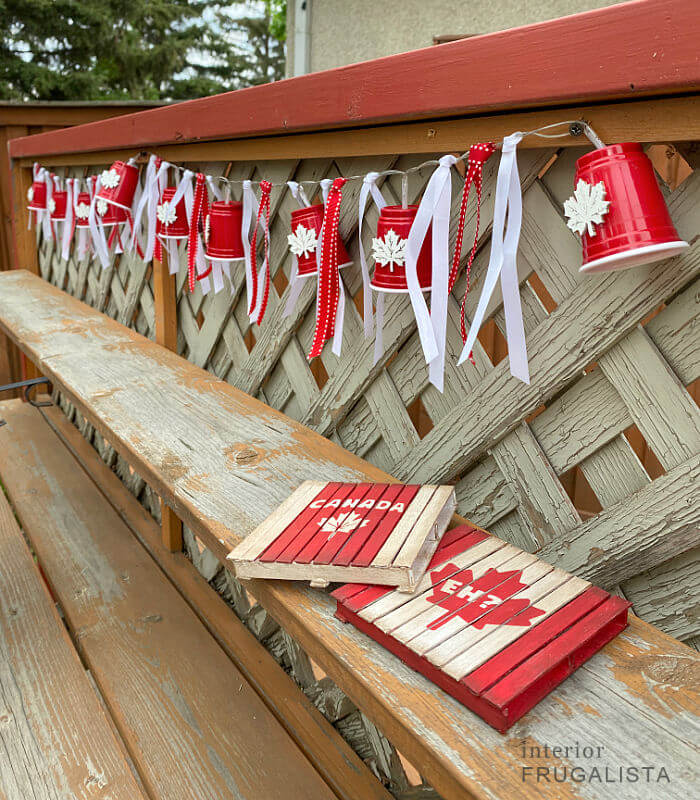Canada Day illuminated banner