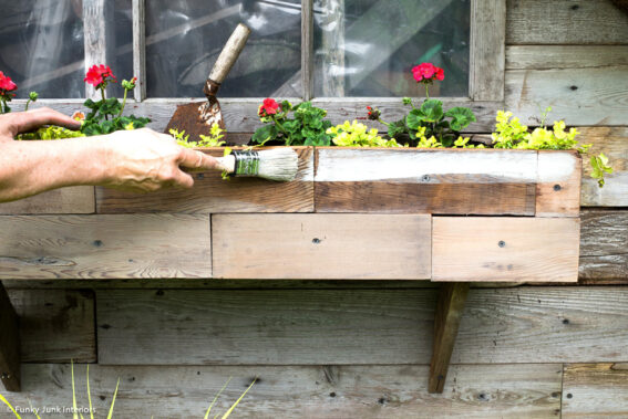 Shed Window Box DIY garden shed window boxes filled with this summer's flowersFunky ...