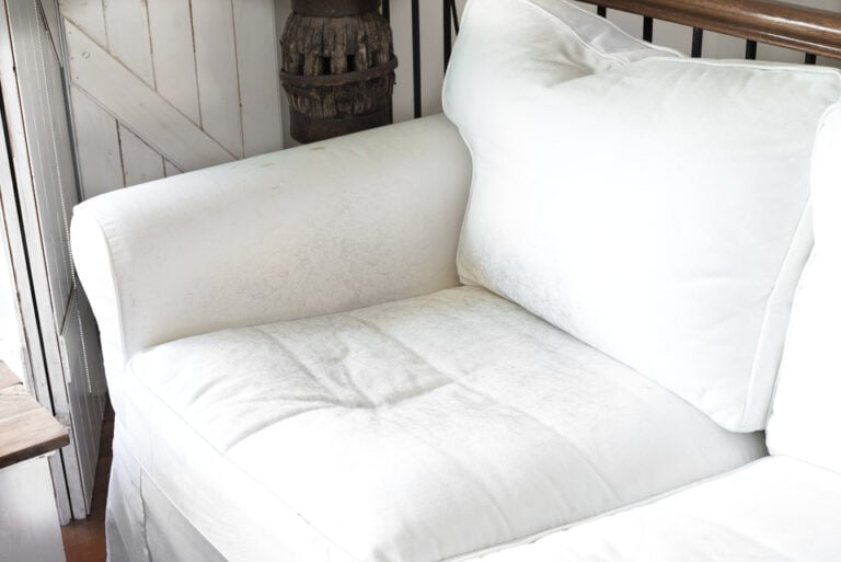 How to clean IKEA couch covers (and keep them white!) Funky Junk