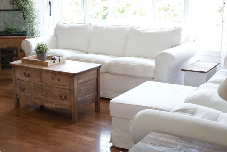 How to clean IKEA couch covers (and keep them white!) Funky Junk