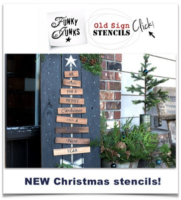 Visit new Christmas stencils in-store!