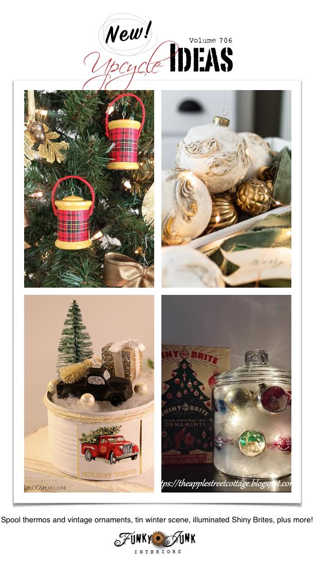 Plaid Christmas Decor with a Thermos Cooler