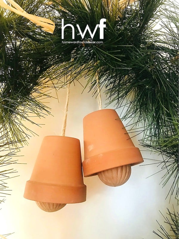 clay pot Christmas bells - New Upcycle Ideas 705