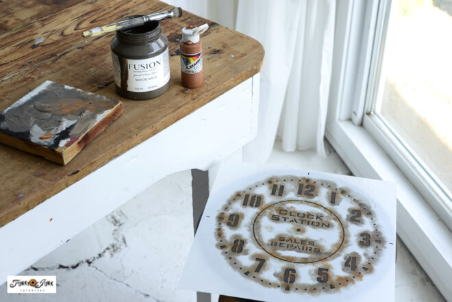 Upcycling Industrial Counter Stools With Clock Design And Twine - Funky ...