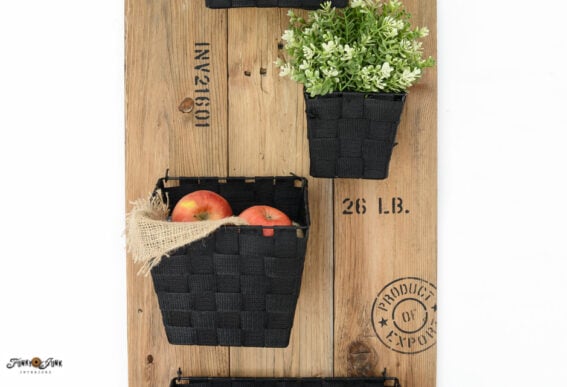 hanging wall baskets for produce
