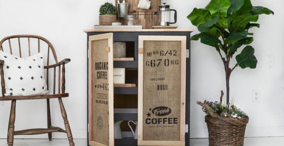 how to build a cabinet from a dresser