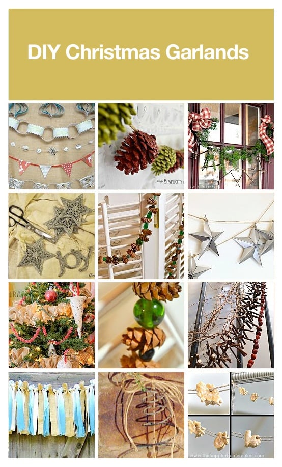 DIY Christmas garlands on Hometalk