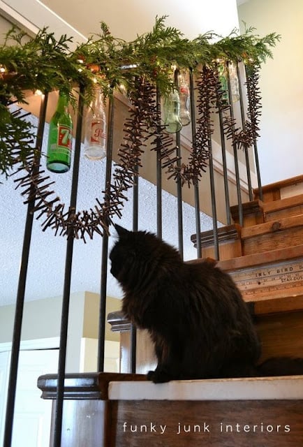 Learn how to make this rustic and charming Christmas garland from twigs... for absolutely free! Great for Christmas decorating or all season. Click to read full tutorial including helpful video!