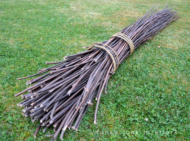 Learn how to create this rustic Christmas garland made from twigs with video for absolutely free! Great for all season decorating too! Click to read full tutorial, including a helpful video!
