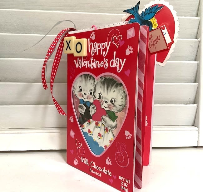 Valentine's Day Box turned journal by Fresh Vintage by Lisa S - featured on New Upcycle Ideas 817