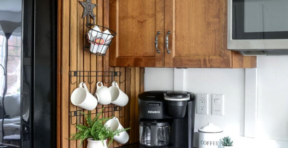 Fridge storage rack for mugs side of fridge storage rack