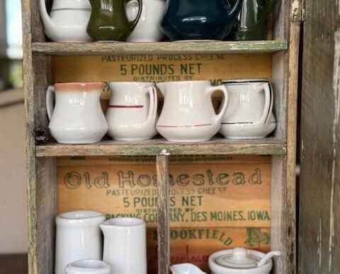 cheese box cabinet makeover