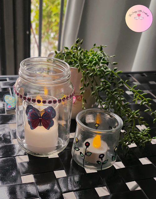 glass jar DIY lanterns featured on New Upcycle Ideas 830