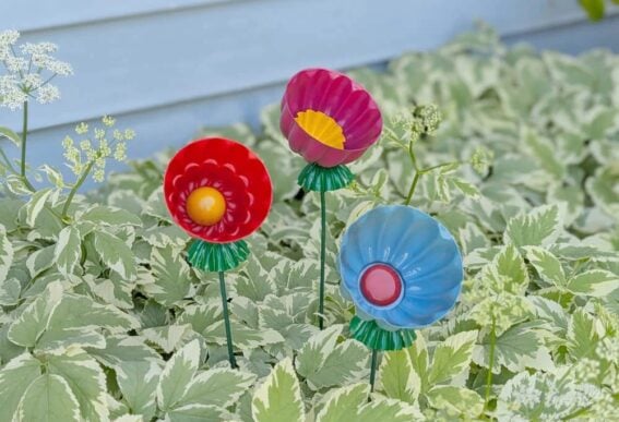 jello mold garden flower art by Little Vintage Cottage