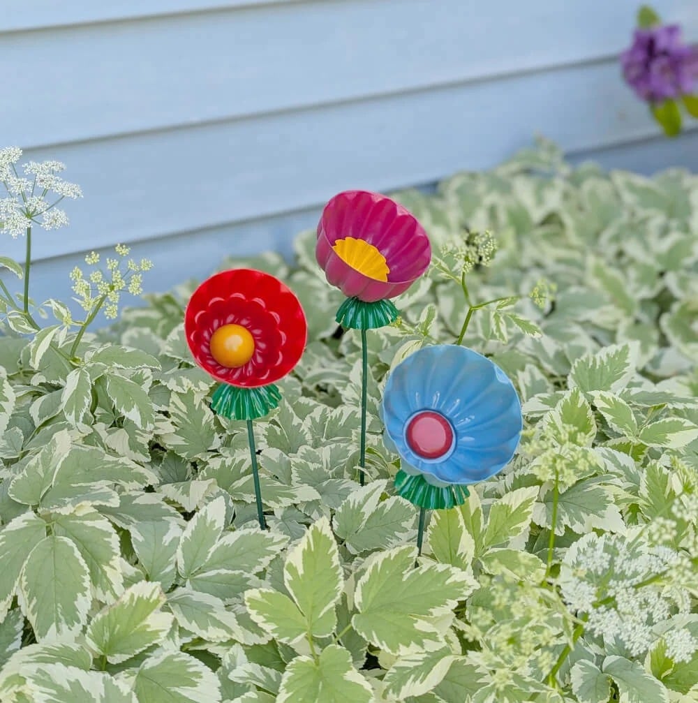 jello mold garden flower art by Little Vintage Cottage featured on New Upcycle Ideas 832