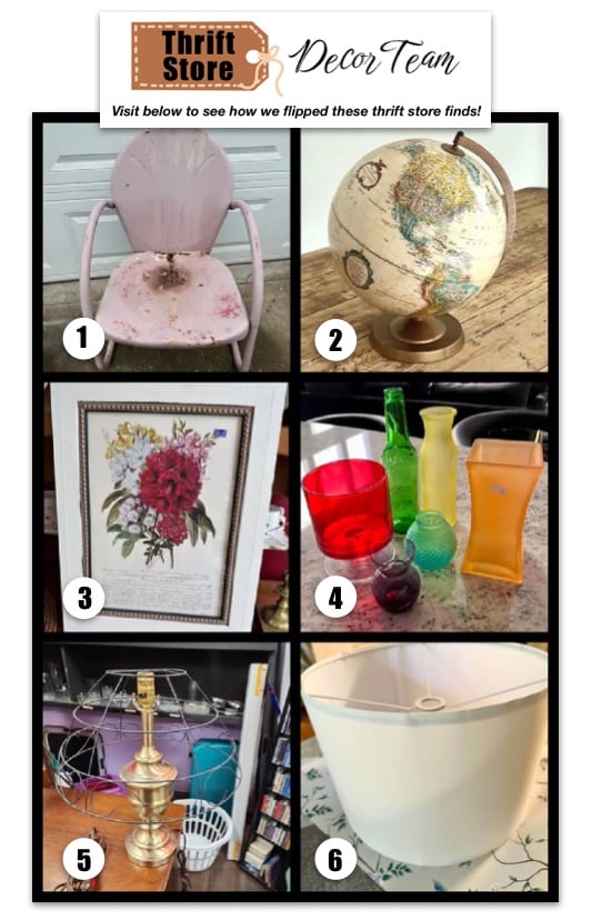 6 thrift store decor team upcycles