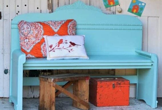 Headboard bench by Petticoat Junktion