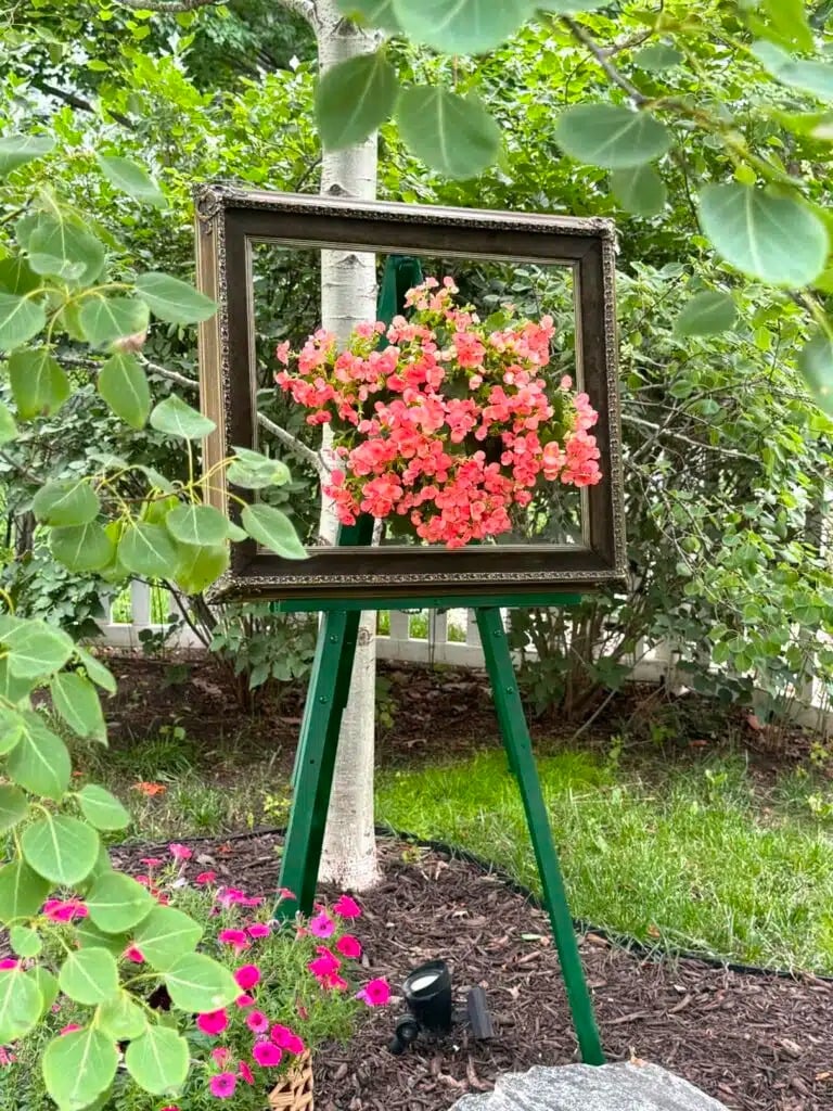 Picture frame with easel garden art by Sonata At Home Design featured on New Upcycle Ideas 841