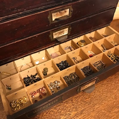Monocraft wood cabinet for storage drawers by Fresh Vintage by Lisa S featured on New Upcycle Ideas 844