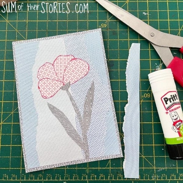 Making art with security envelopes by Sum of their Stories featured on New Upcycle Ideas 843