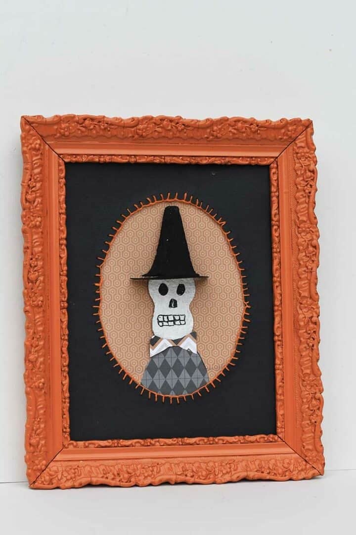 Egg carton skull by Pillar Box Blue featured on New Upcycle Ideas 847