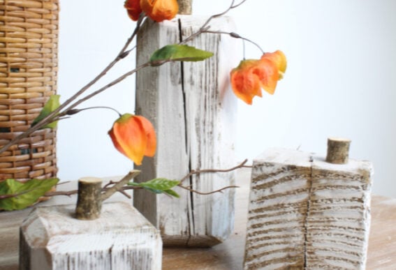 Scrap wood pumpkins by Shop At Blu